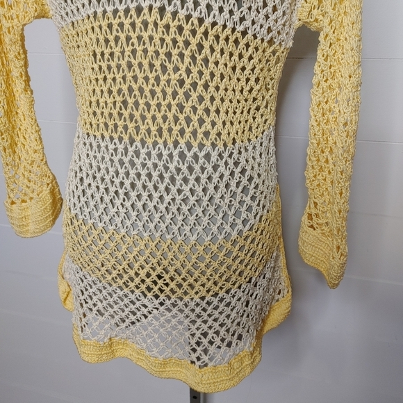 ADORABLE crochet floral swim cover/top S/M - Picture 9 of 13